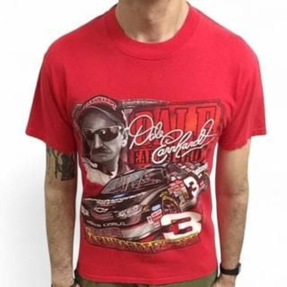 Vintage Dale Earnhardt #3 Budweiser Racing Chase T-Shirt